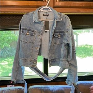 Nasty Gal Cropped Denim Jacket